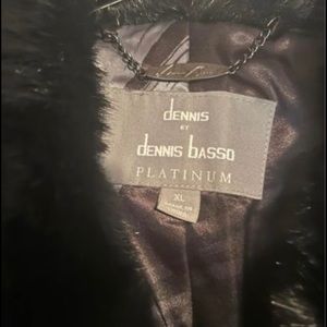 Dennis Basso beautiful black faux fur